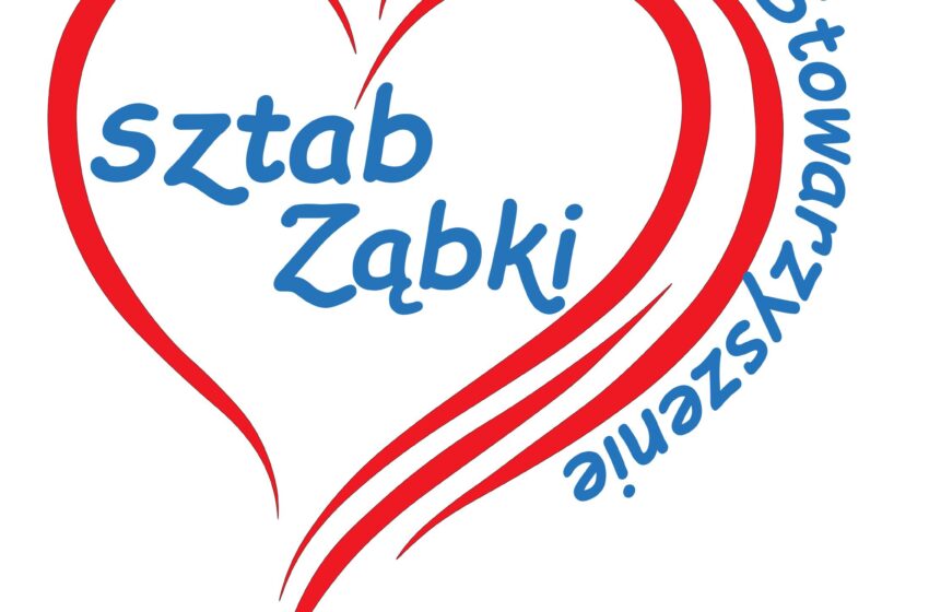 logo stowarzyszenia sztab żabki czerwone serce