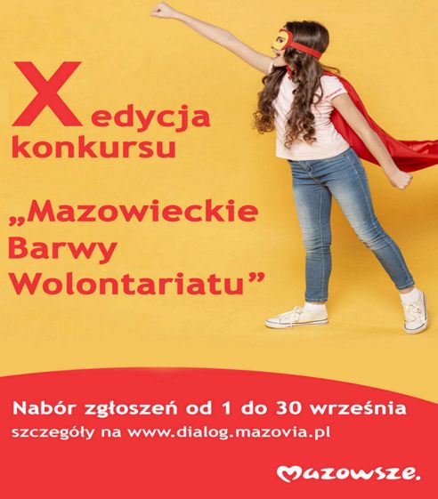  X Edycji Mazowieckiego Konkursu Barw Wolontariatu!