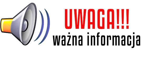 UWAGA, WAŻNA INFORMACJA megafon