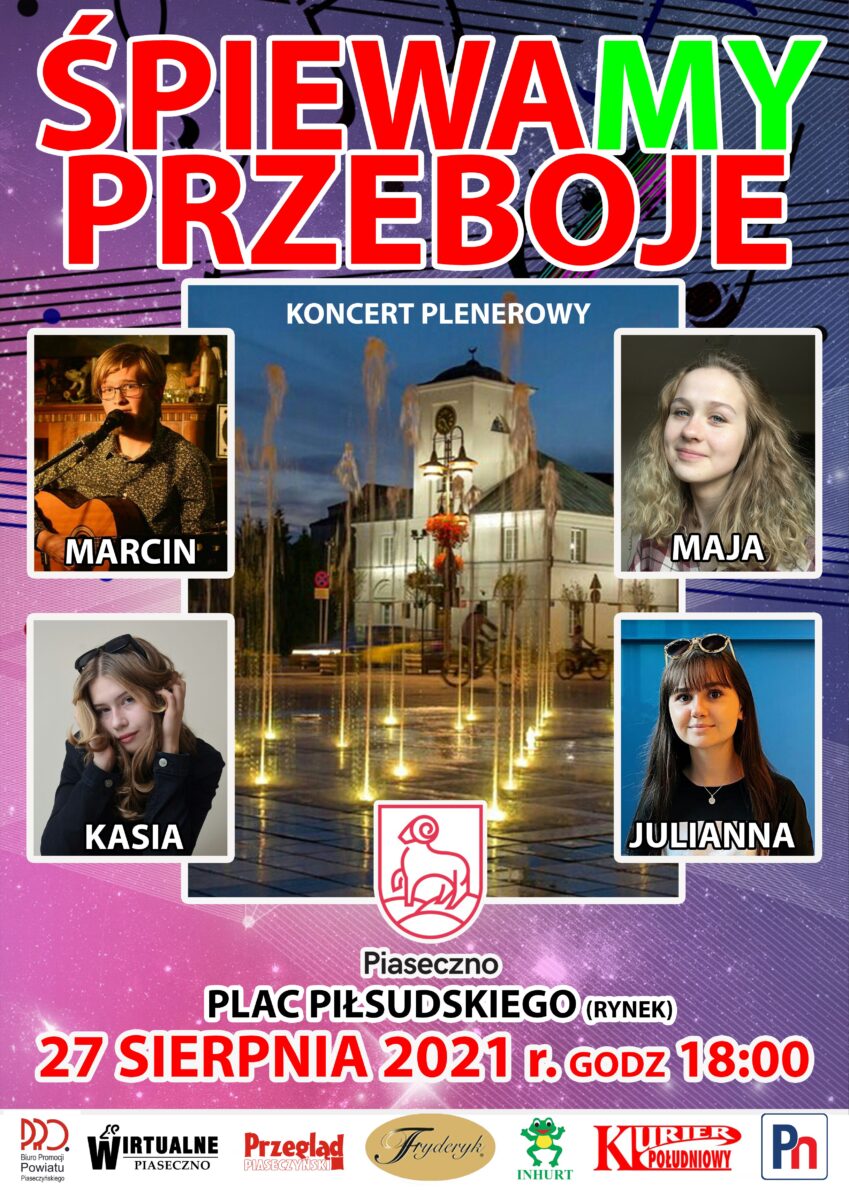 Śpiewamy przeboje koncert młode talenty